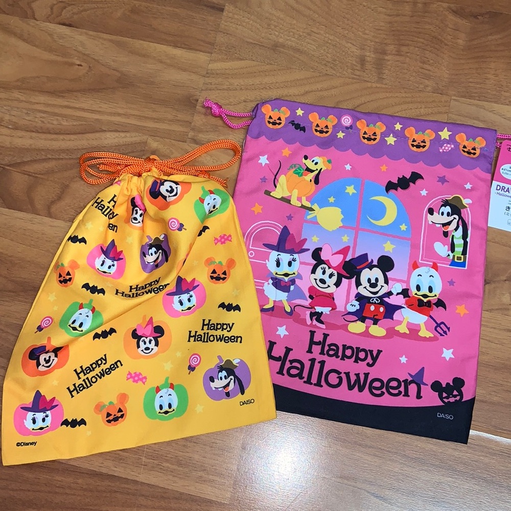 NWT Disney Bundle of Halloween 🎃 Drawstring Bags